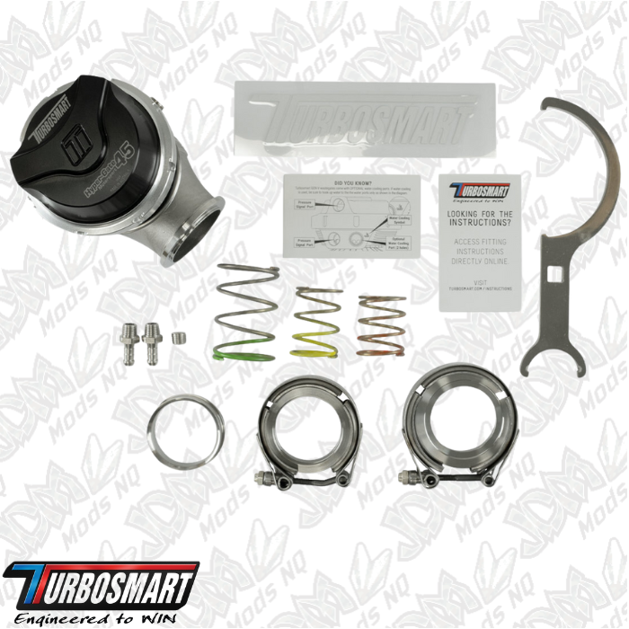 Turbosmart GenV HyperGate45M ‘Motorsport’ 14psi External Wastegate (Black) TS-0553-1102