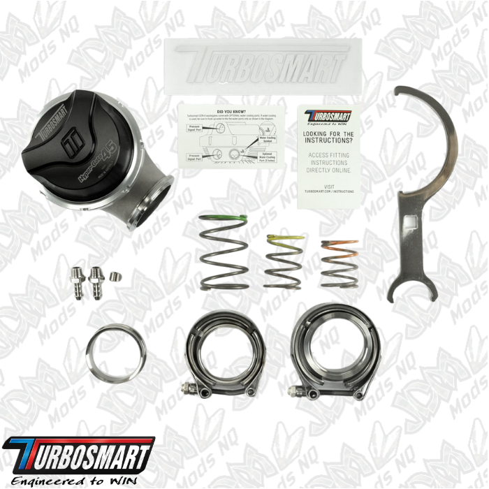 Turbosmart GenV HyperGate45 14psi External Wastegate (Black)