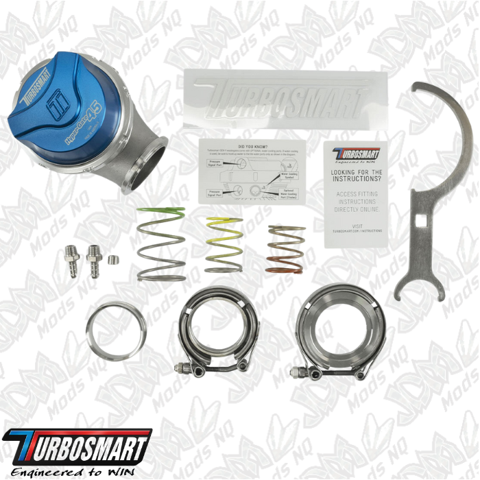 Turbosmart GenV HyperGate45 14psi External Wastegate (Blue)