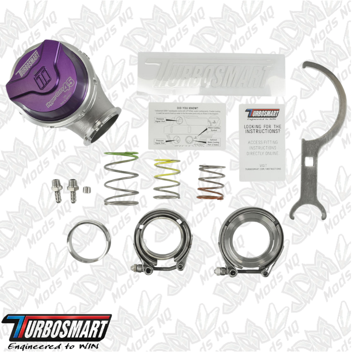 Turbosmart GenV HyperGate45 14psi External Wastegate (Purple)