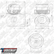 Turbosmart GenV Hypergate45-Lite 14psi External Wastegate (Sleeper) TS-0553-1615