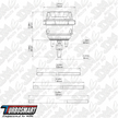 Turbosmart GenV IWG (Twin Port) Wastegate Actuator Suit BorgWarner EFR 14psi TS-0620-4012
