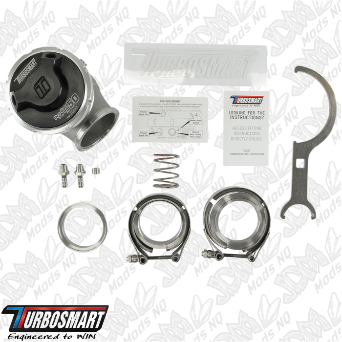 Turbosmart GenV ProGate WG50CG ‘Compressed Gas’ 5psi External Wastegate (Black) TS-0554-1202