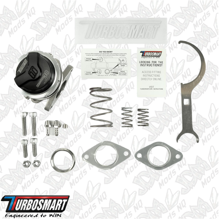 Turbosmart GenV UltraGate38 7psi External Wastegate (Black) TS-0551-1012