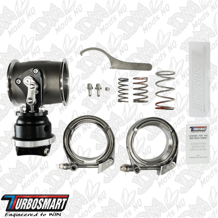 Turbosmart PSG76 Pneumatic Straight Gate 6psi Black TS-0567-1762