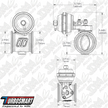 Turbosmart Pneumatic StraightGate50 (Vacuum-Based) 6 InHg External Wastegate (Black) TS-0565-1212