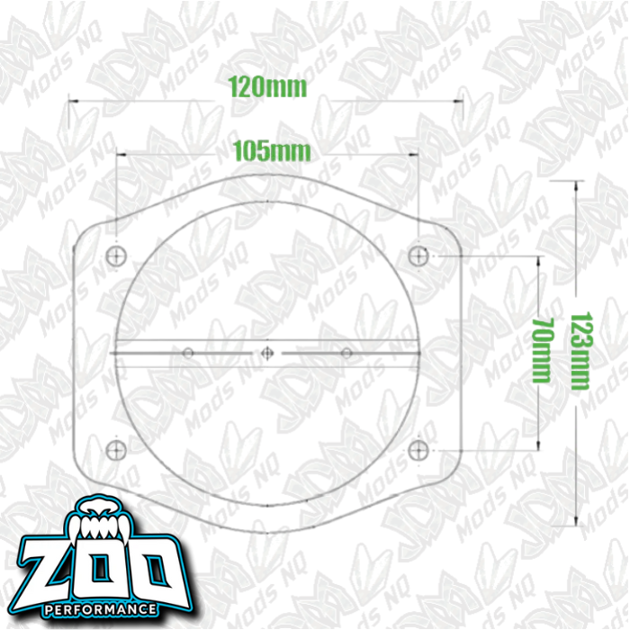 Zoo Performance E-Throttle Body - 102mm