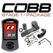 Cobb Tuning Stage 1+ Redline Carbon Power Package - Audi S3 8V/VW Golf R Mk7-7.5 (w/DSG Flash)