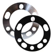SAAS Wheel Spacer Pair Universal 6 Stud 6mm Black WS6006B - view 4