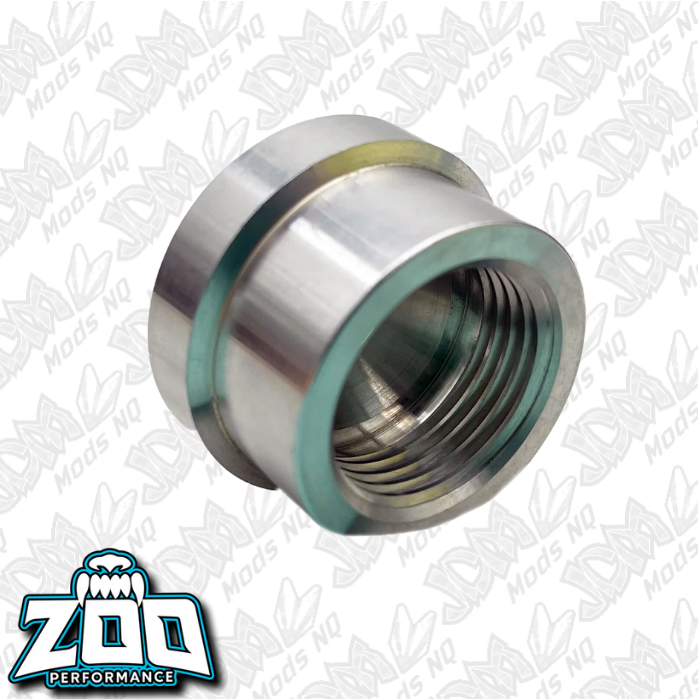 Zoo Performance -AN Weld on Female Bung - Aluminium (Circle Head)
