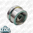 Zoo Performance -AN Weld on Female Bung - Aluminium (Circle Head)
