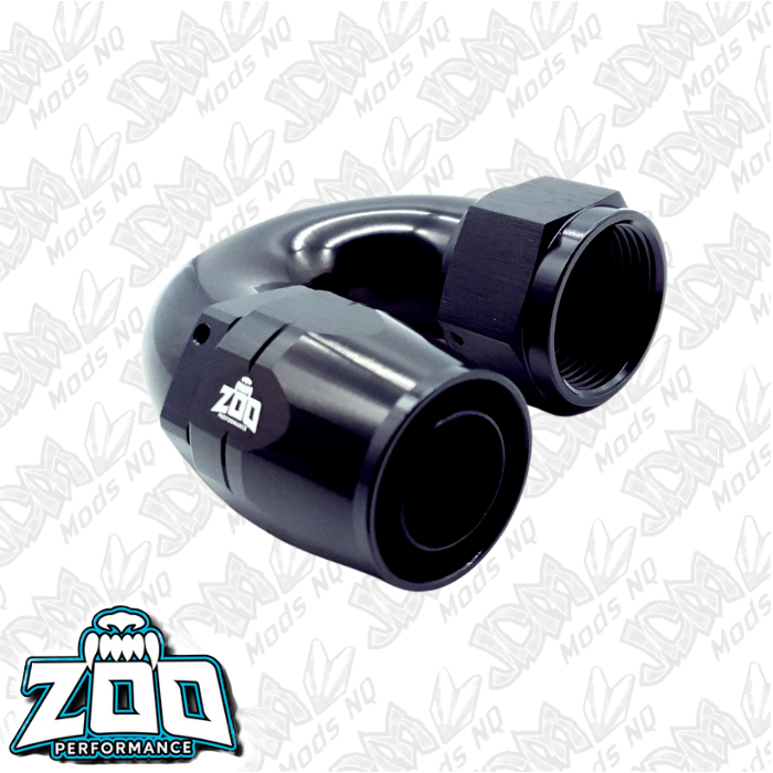 Zoo Performance 100 Series 180 Deg Hose Ends (Cutter)
