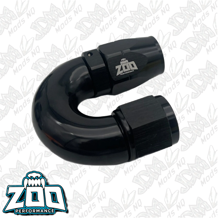 Zoo Performance 100 Series 180 Deg Hose Ends (Cutter)