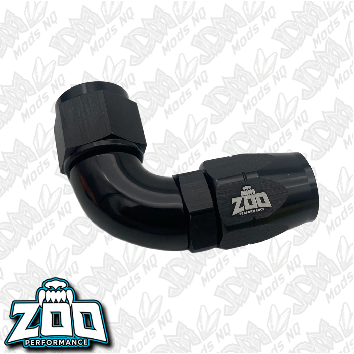 Zoo Performance 100 Series 90 Deg Hose Ends (Cutter)