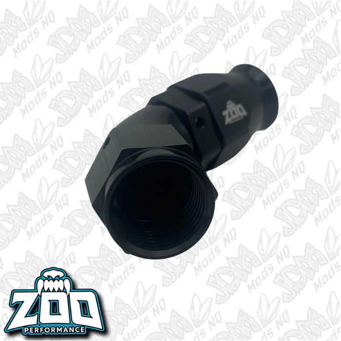 Zoo Performance 200 Series PTFE 60 Deg Hose Ends (Teflon)