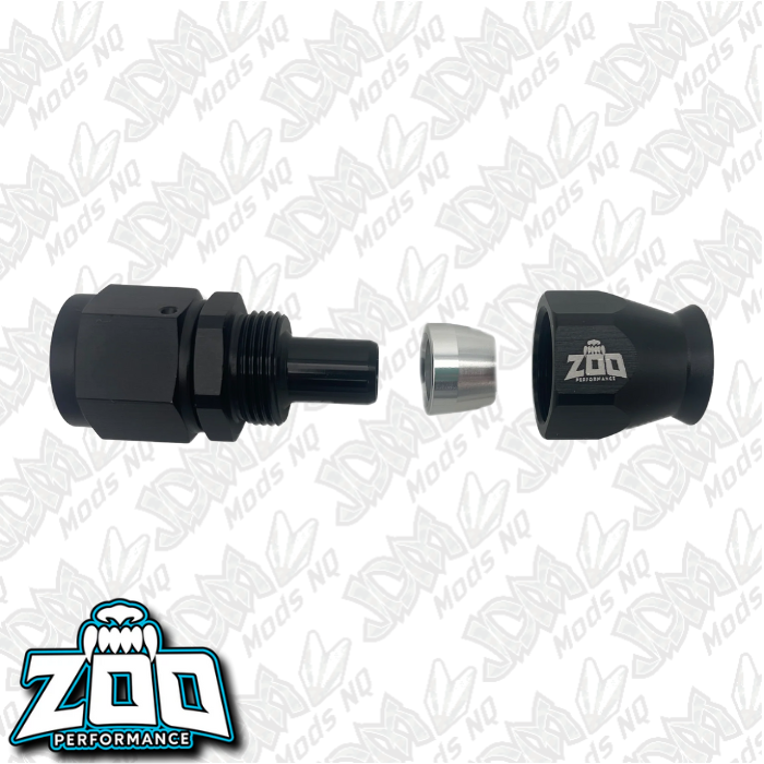 Zoo Performance 200 Series PTFE Straight Hose Ends (Teflon)