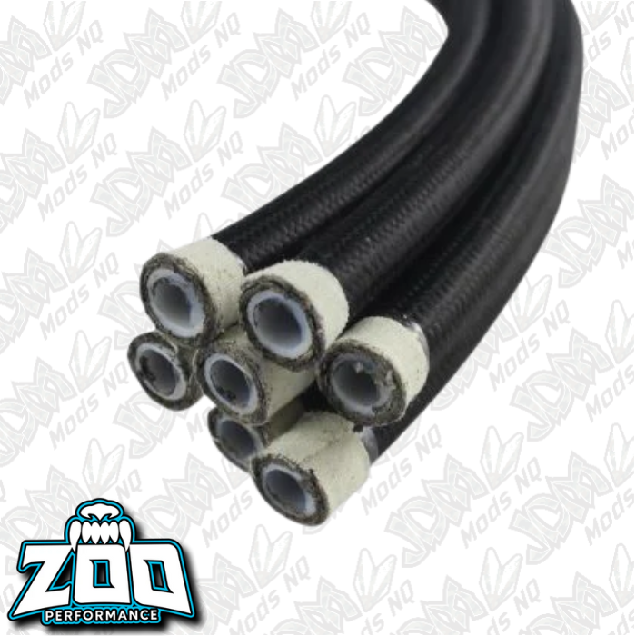Zoo Performance 200 Series PTFE (Teflon) Hose - Black Nylon Braided