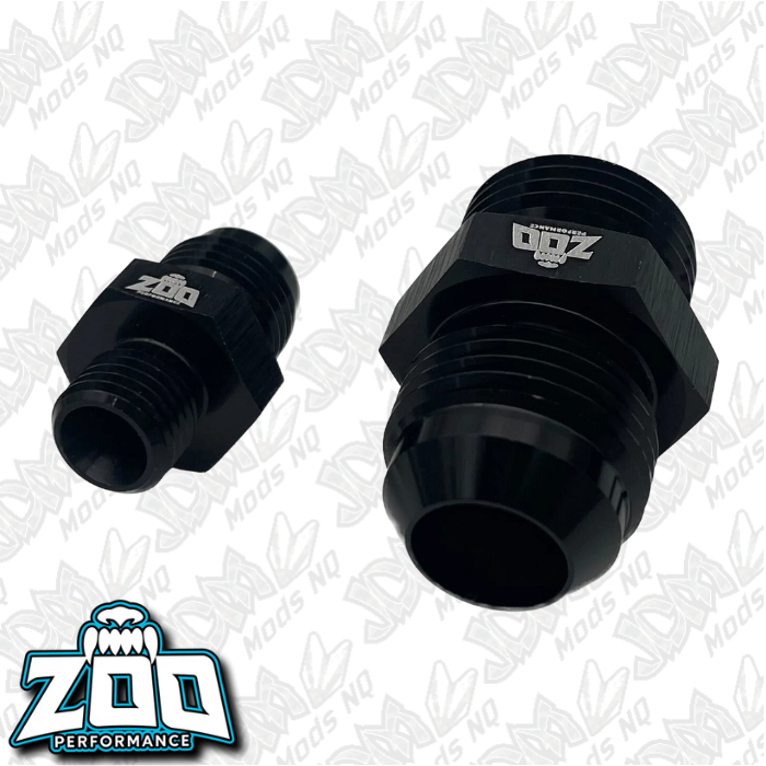 Zoo Performance AN-6 to ORB Adaptor with O-Ring