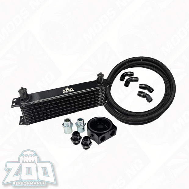 Zoo Performance BA Barra Oil Cooler Kit - 7 Row