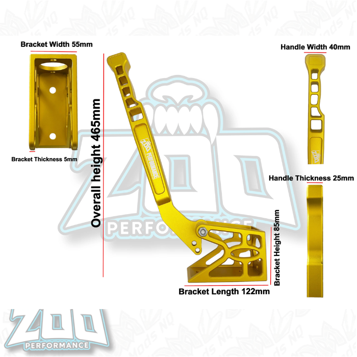 Zoo Performance CNC Billet E Brakes