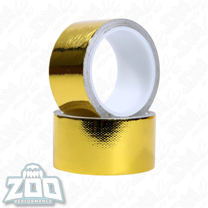 Zoo Performance Heat Reflective Adhesive Tape - 50mm Gold
