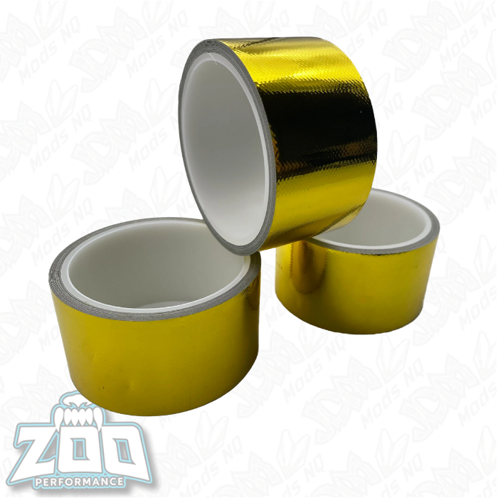Zoo Performance Heat Reflective Adhesive Tape - 50mm Gold