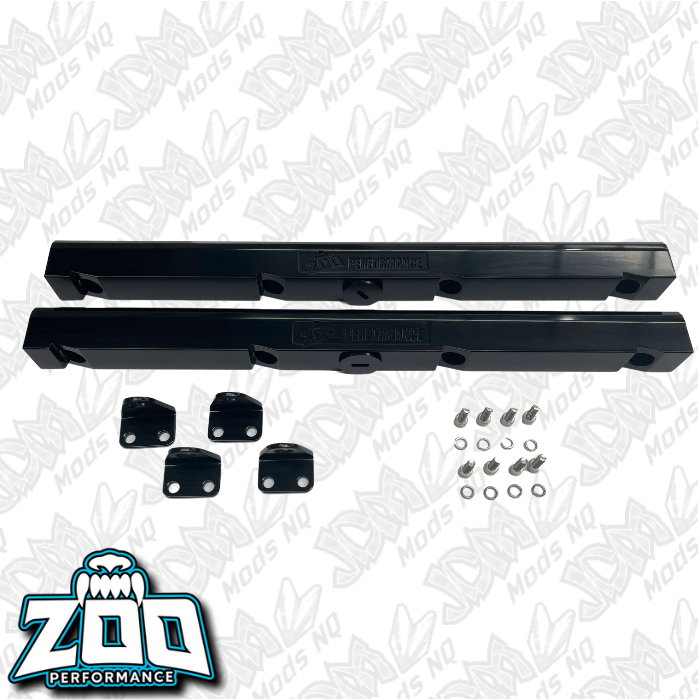 Zoo Performance LS1 Fuel Rails - Black