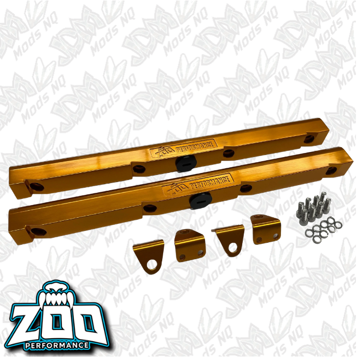Zoo Performance LS1 Fuel Rails - Gold