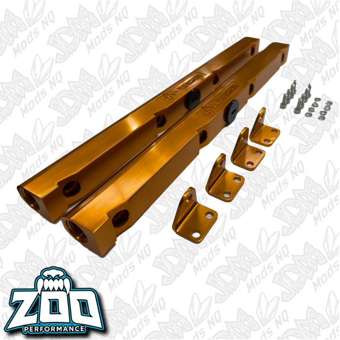 Zoo Performance LS1 Fuel Rails - Gold