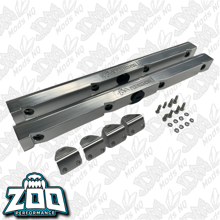 Zoo Performance LS1 Fuel Rails - Silver