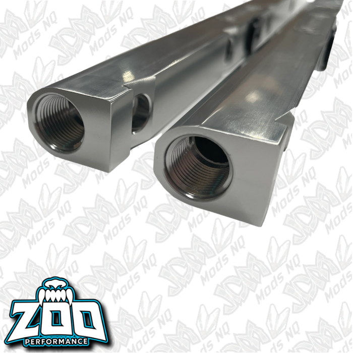 Zoo Performance LS1 Fuel Rails - Silver