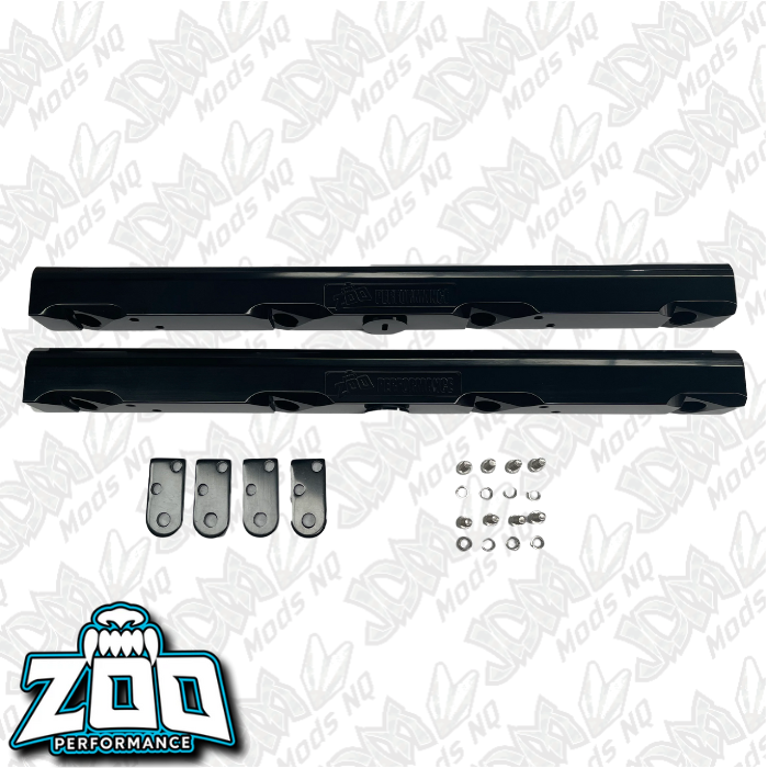 Zoo Performance LS2 Fuel Rails - Black