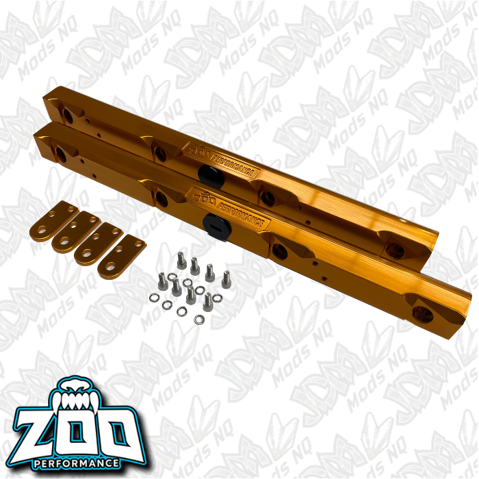 Zoo Performance LS2 Fuel Rails - Gold