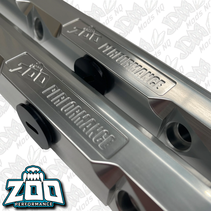 Zoo Performance LS2 Fuel Rails - Silver