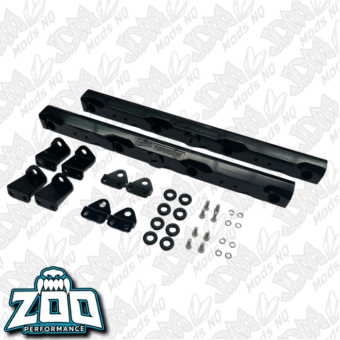 Zoo Performance LS3 Fuel Rails - Black