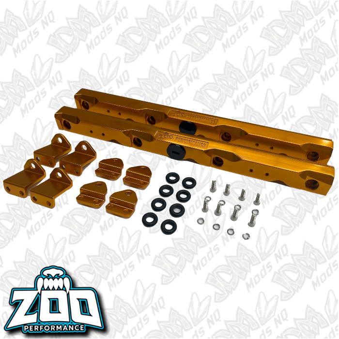 Zoo Performance LS3 Fuel Rails - Gold