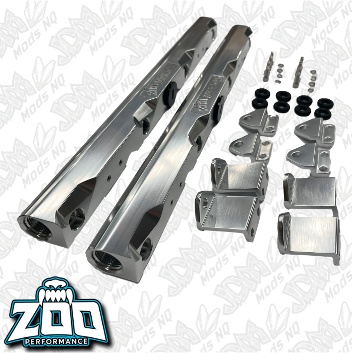 Zoo Performance LS3 Fuel Rails - Silver