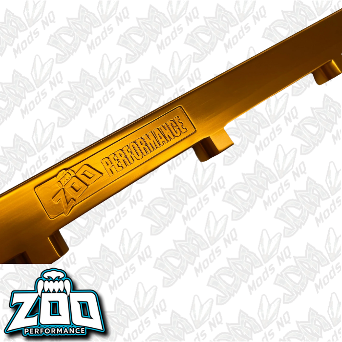 Zoo Performance Nissan RB25 Fuel Rail - Gold