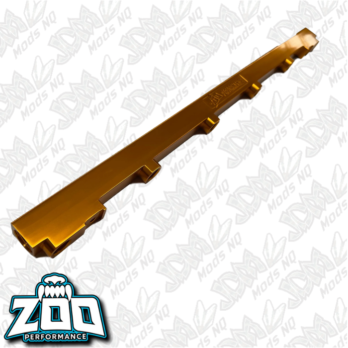 Zoo Performance Nissan RB25 Fuel Rail - Gold