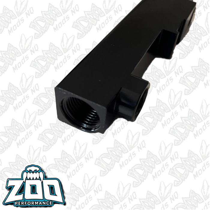 Zoo Performance Nissan SR20 Fuel Rail - Black
