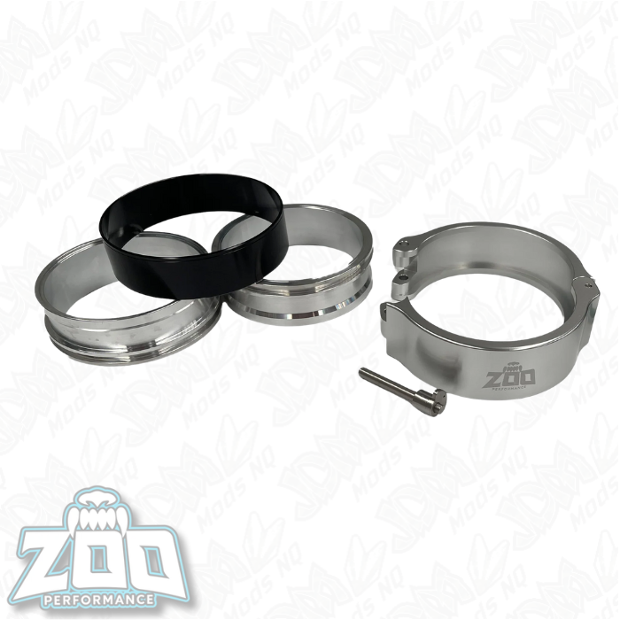 Zoo Performance Quick Release Intercooler / Boost Clamps - Silver