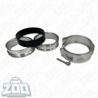 Zoo Performance Quick Release Intercooler / Boost Clamps - Silver