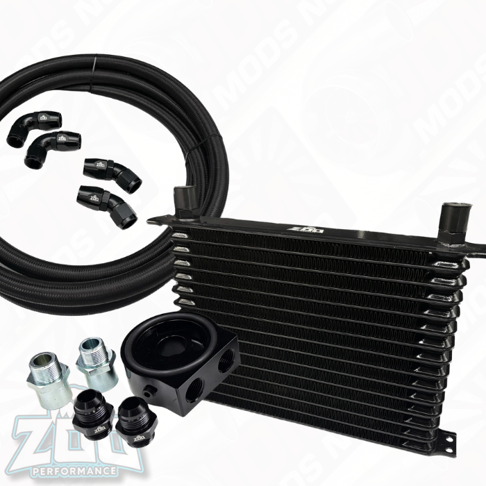 Zoo Performance RB Oil Cooler Kit - 15 Row