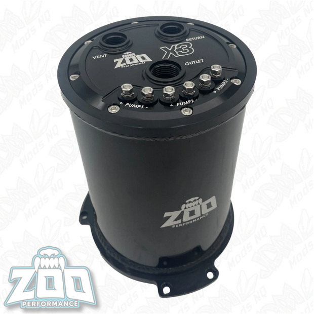 Zoo Performance Triple Pump 2.8 Litre Surge Tank