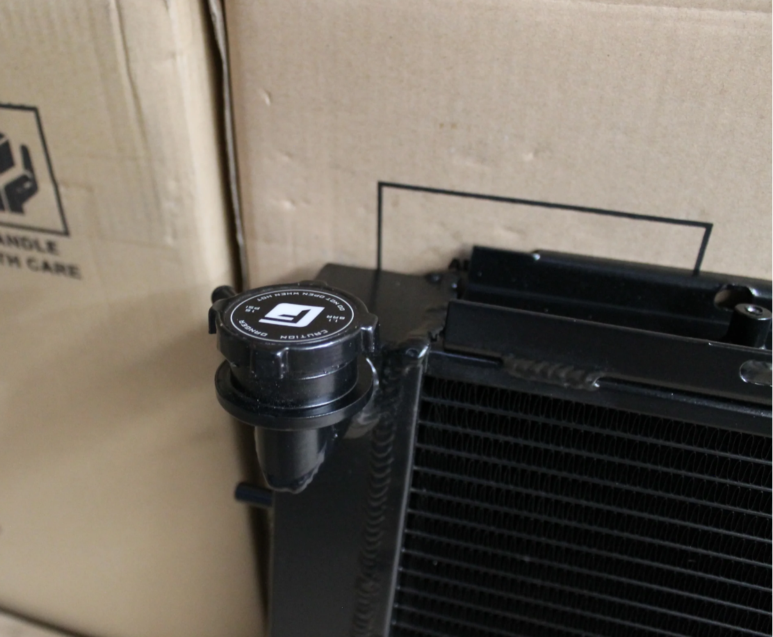 Holden VL Commodore/Calais RB30 Full Alloy Manual Radiator, Custom Built Shroud & 16
