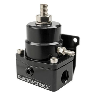 Raceworks EFI Adjustable FPR Fuel Pressure Regulator 3x AN-6 ORB Ports FPR-501BK