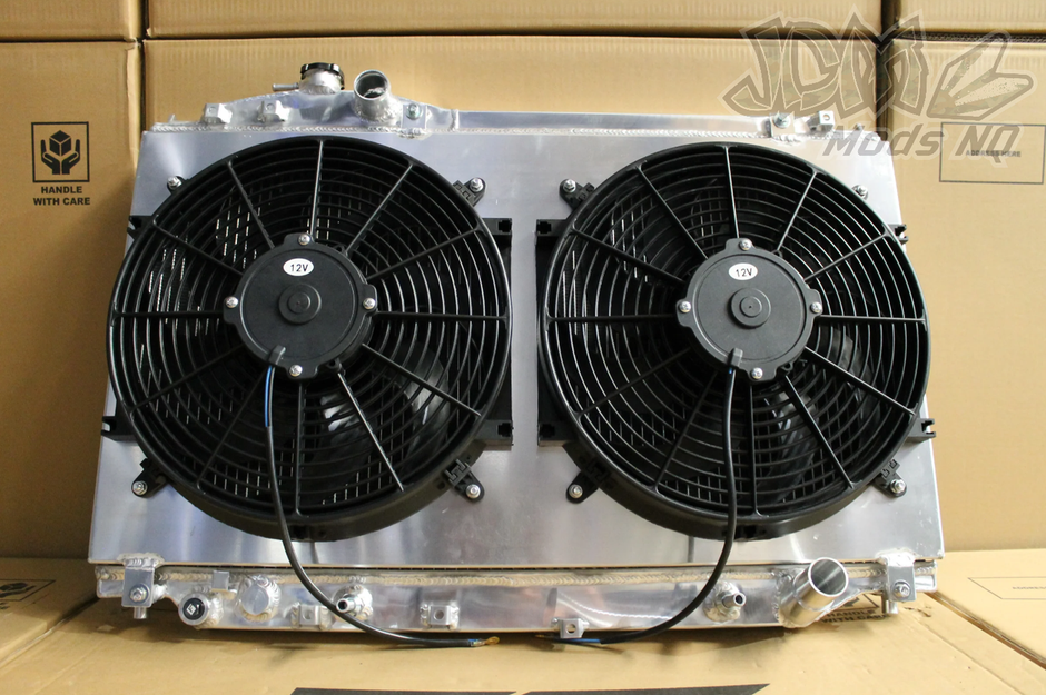 Full Alloy Performance Radiator & Fan Shroud Kit For Toyota Soarer JZZ30R JZZ31R