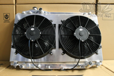 Full Alloy Performance Radiator & Fan Shroud Kit For Toyota Soarer JZZ30R JZZ31R