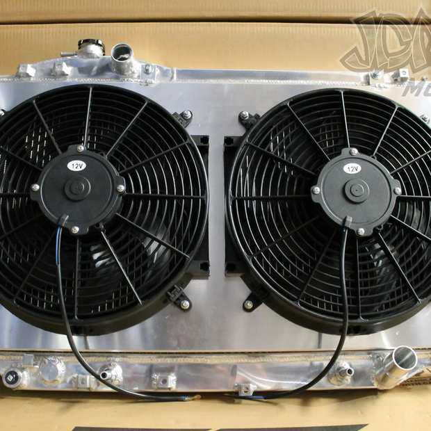 Full Alloy Performance Radiator & Fan Shroud Kit For Toyota Soarer JZZ30R JZZ31R