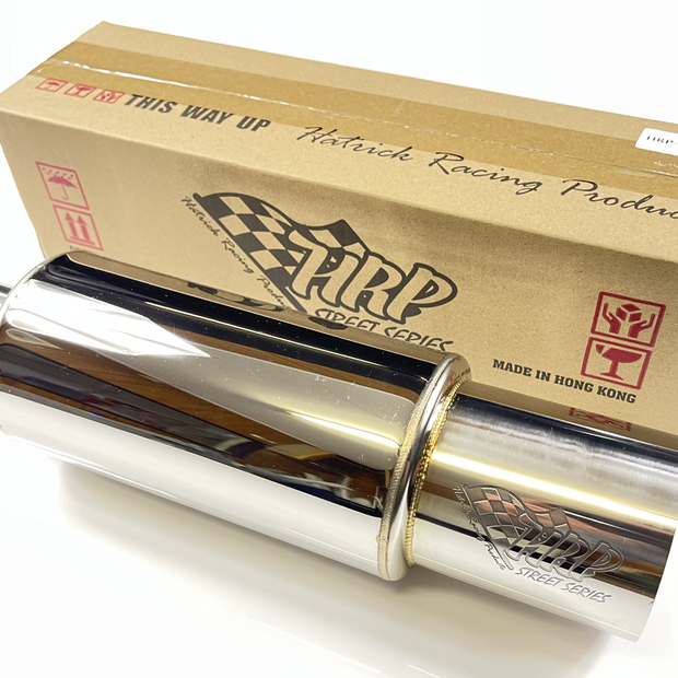 HRP Cannon Muffler (Polished Tip) 2" Inlet, 3.5" Tip